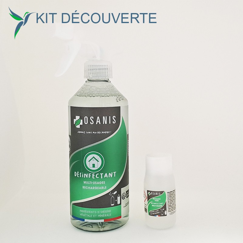 Kit Désinfectant Multi-Usages 500mL + 1 Recharge