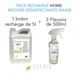 Pack "HOME" recharge Mousse...