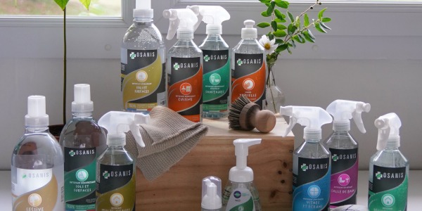 Nouvelle gamme de nettoyants OSANIS 100% végétale et biodégradable : une maison propre et saine sans compromis
