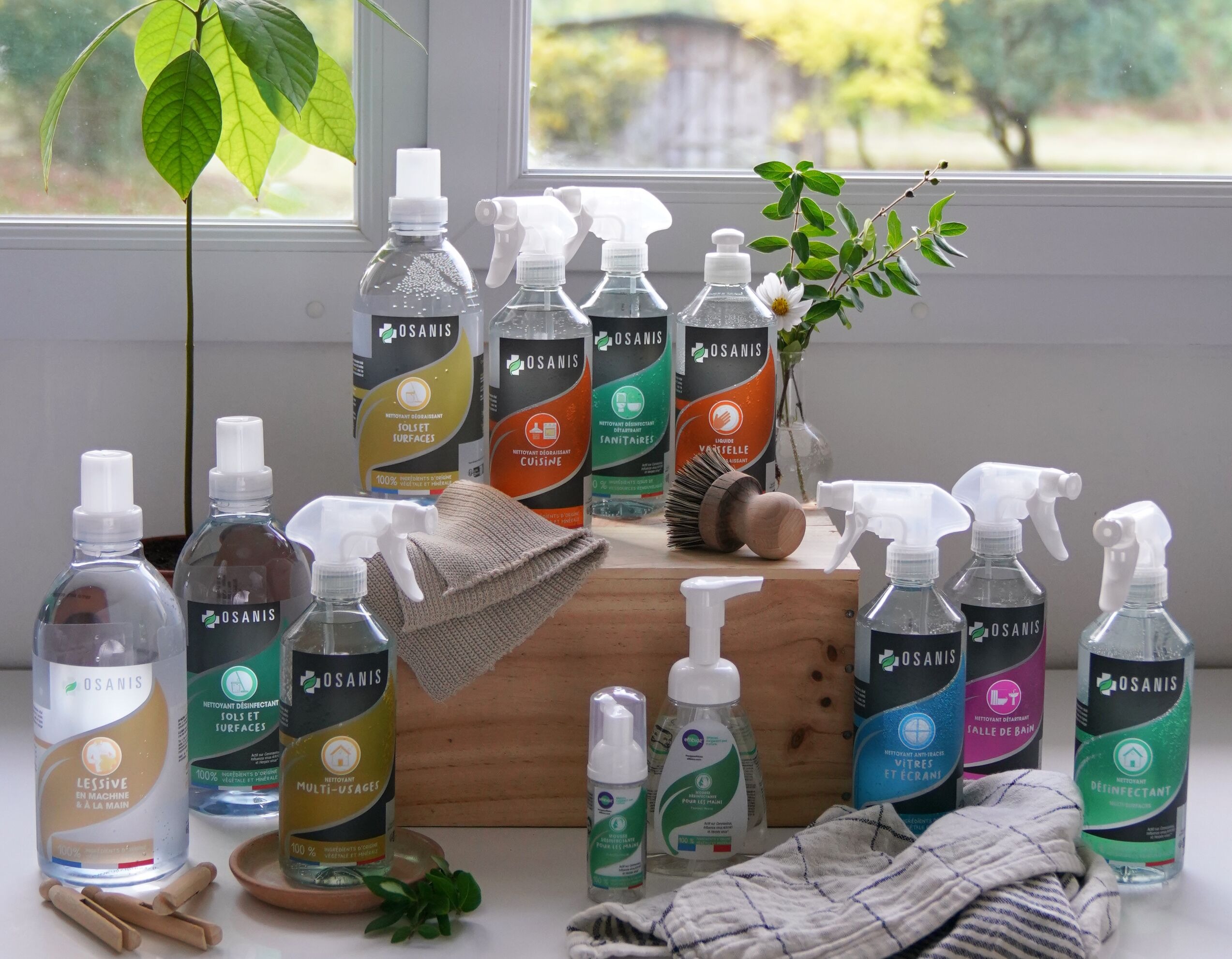 Nouvelle gamme de nettoyants OSANIS 100% végétale et biodégradable : une maison propre et saine sans compromis